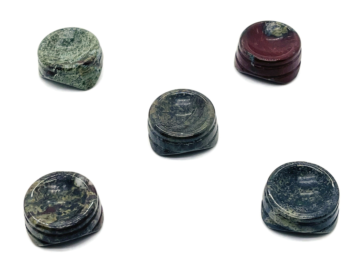 Dragon Blood Jasper Crystal Sphere Stand - Carved Gemstone - Home Decor - SD1021