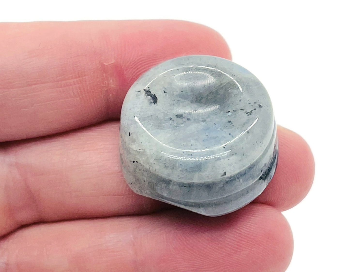 Labradorite Crystal Sphere Stand - Carved Gemstone - Home Decor - SD1023