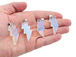 Opalite lightning crystal pendant from GemstoneGO, showcasing a luminous opalite stone with lightning-inspired design.