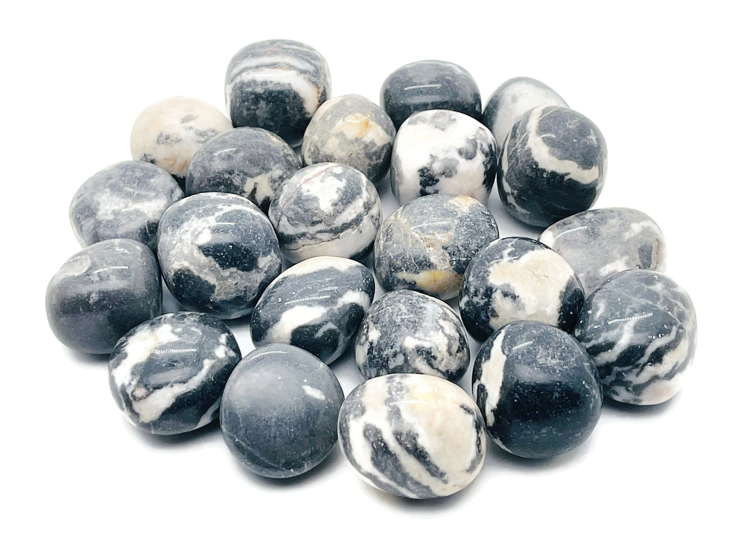 Calcite zébrée roulée ?€? Pierre précieuse Calcite zébrée ?€? Pierre de calcite ?€? Pierre en vrac ?€? TU1228