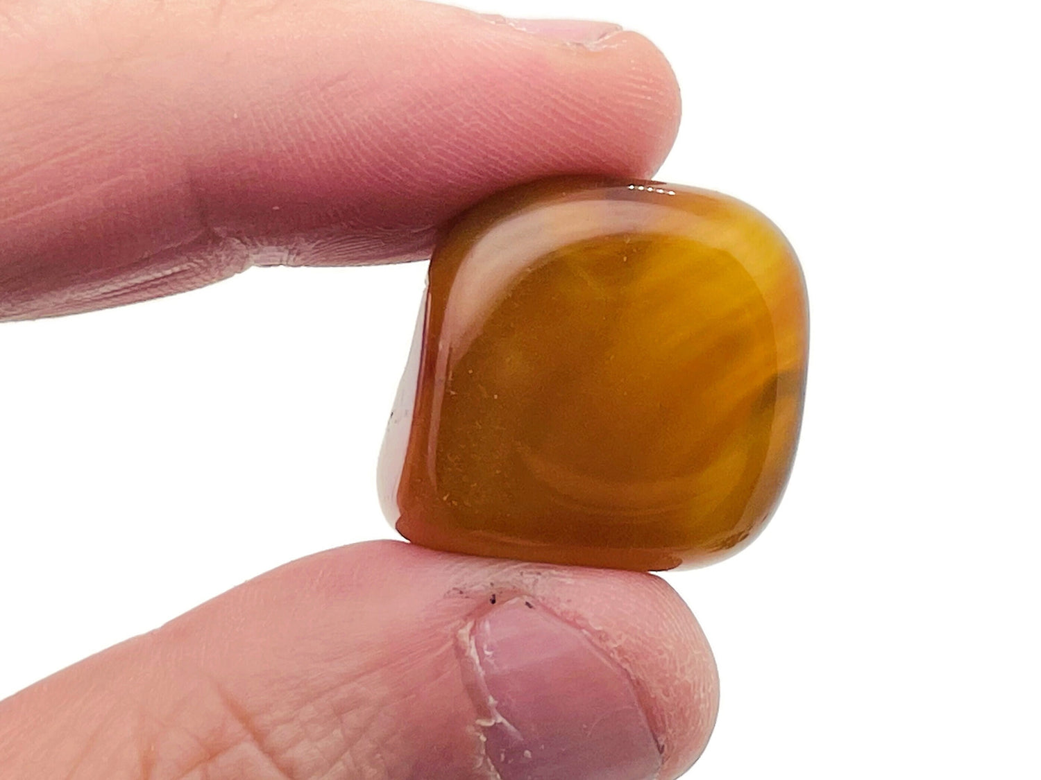 Pierre roulée d'agate jaune ?€? Cristal d'agate jaune ?€? Pierre polie ?€? Pierre d'agate - TU1230