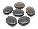 Bronzite palm gemstone spa stone, 45x35mm, smooth polished healing stone for relaxation and meditation, from GemstoneGO.
