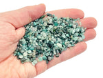 Semi-tumbled emerald crystal chips, 2-6mm gemstone bulk stones by GemstoneGO, vibrant green semi-precious stones for jewelry making