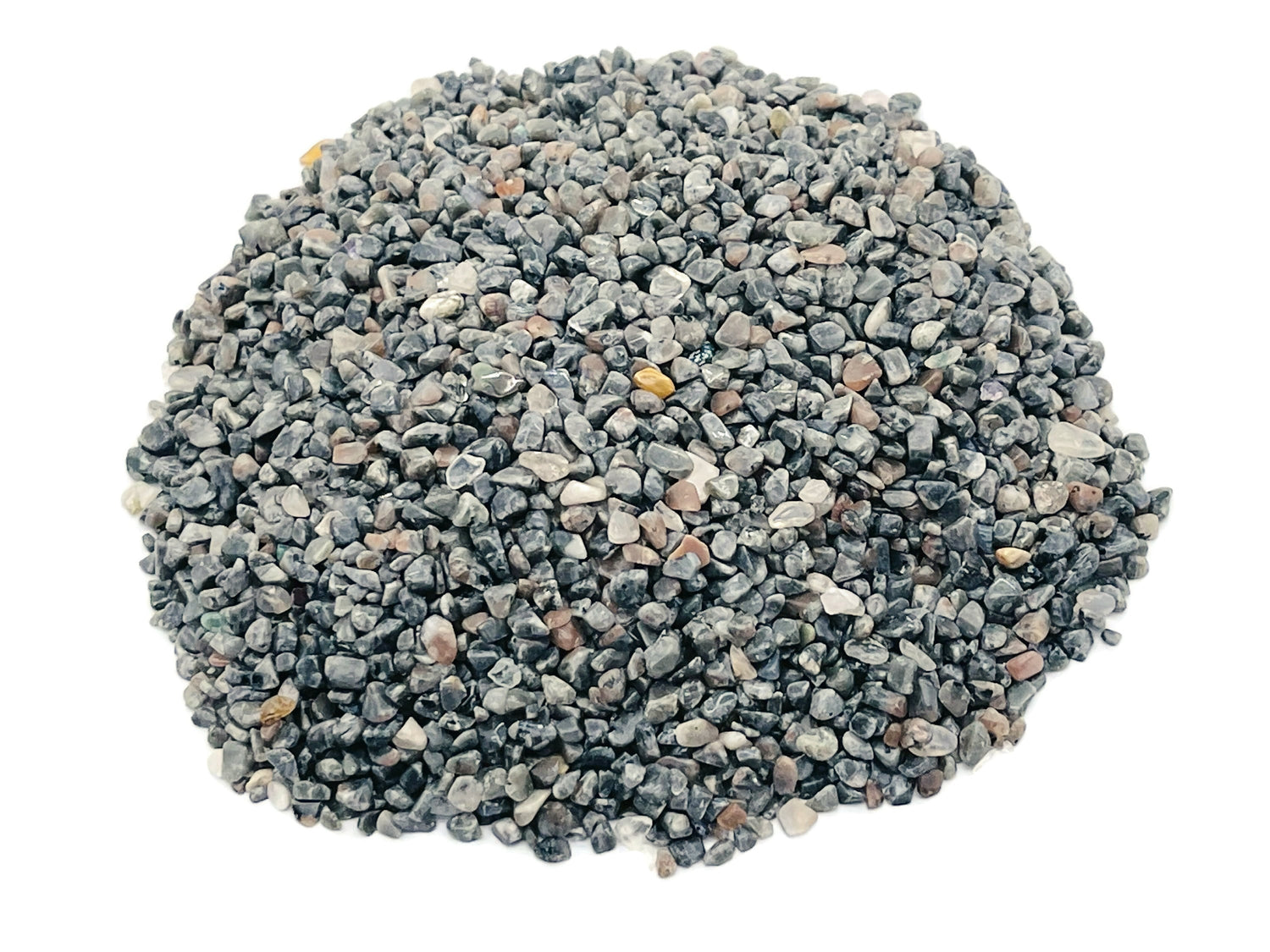 Paillettes de Yooperlite ?€? Paillettes de sodalite fluorescentes ?€? Paillettes de cristal semi-polissées - Cristal en vrac - 2-6 mm - CP1212