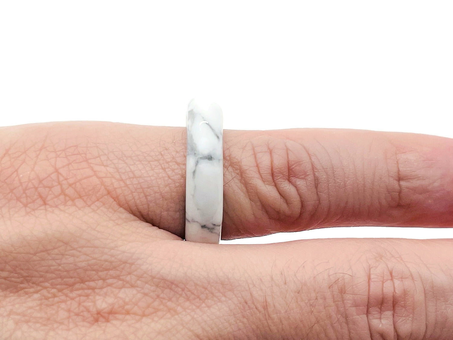 Howlite Crystal Ring - Best Jewelry - RI1021