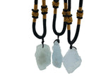 Aquamarine crystal necklace from GemstoneGO featuring a polished aquamarine stone on a delicate chain, ideal for healing and elegant wear.