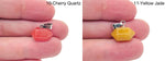 Mini Point crystal pendant from GemstoneGO, featuring a terminated gemstone for jewelry making supplies.