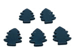 Handmade obsidian pine tree gemstone carving from GemstoneGO, featuring detailed tree design on polished black stone.