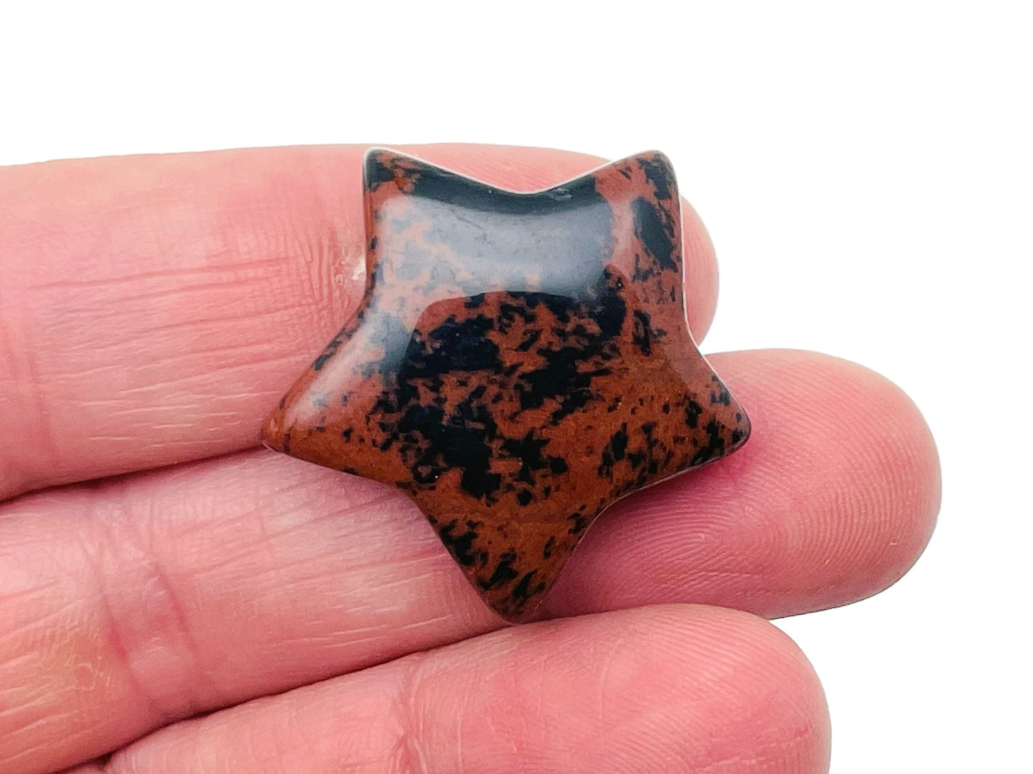 Mahogany Obsidian Star Gemstone - 30mm - ST1064