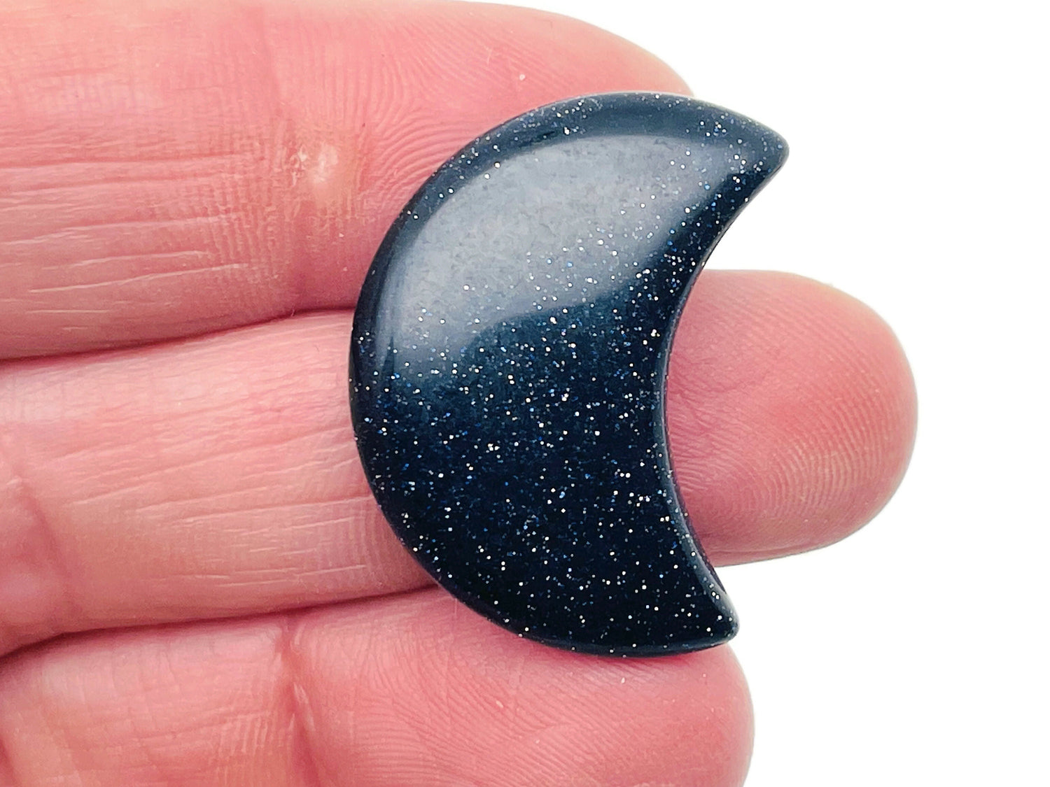 Piedra Lunar de Goldstone Azul - 30mm - MO1060