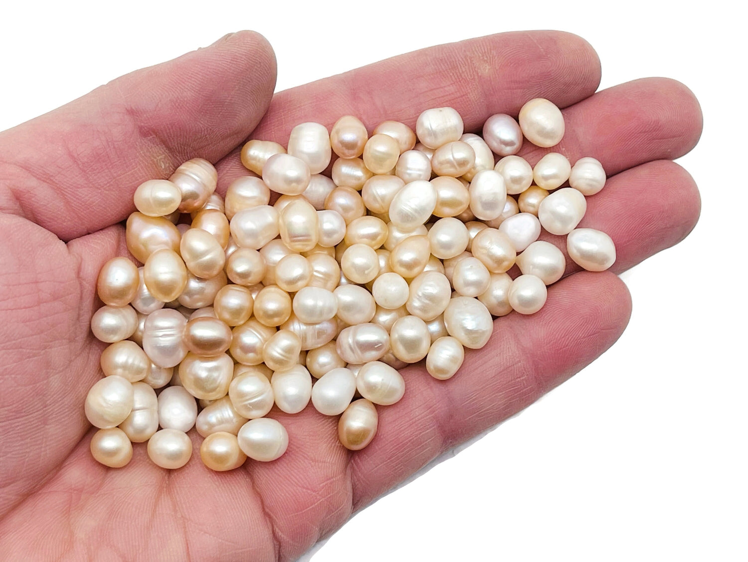 Natural Pearl - Crystal Chips - Bulk - 7-9mm - CP1215