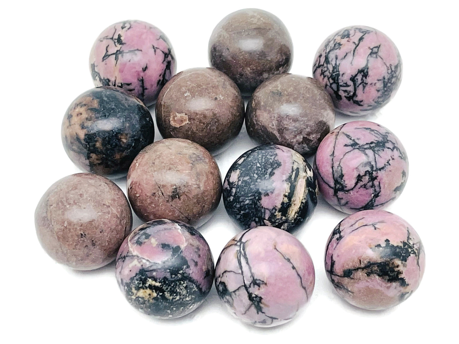 Rhodonite Sphere Gemstone - Crystal Ball - 20mm - SP1011