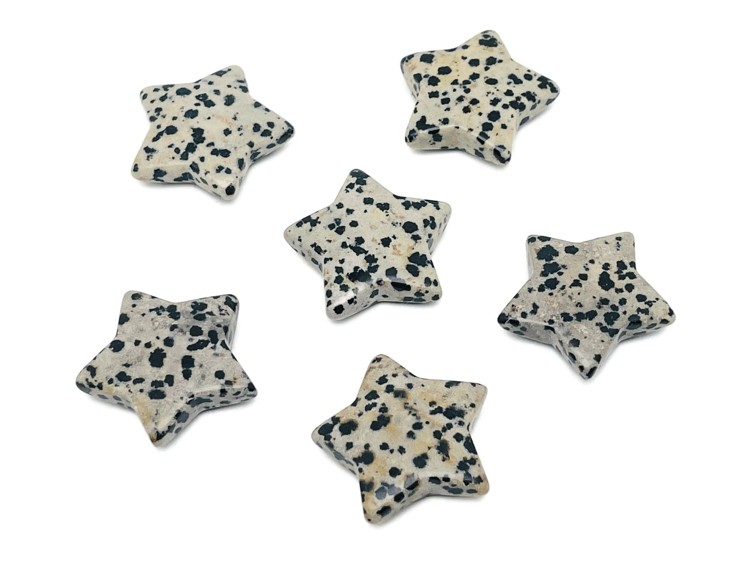 Dalmatian Jasper Star Gemstone - 30mm - ST1058