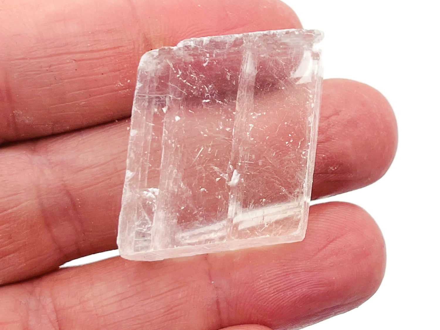 Piedra de Calcita de Islandia Blanca - Calcita Óptima - RA1203