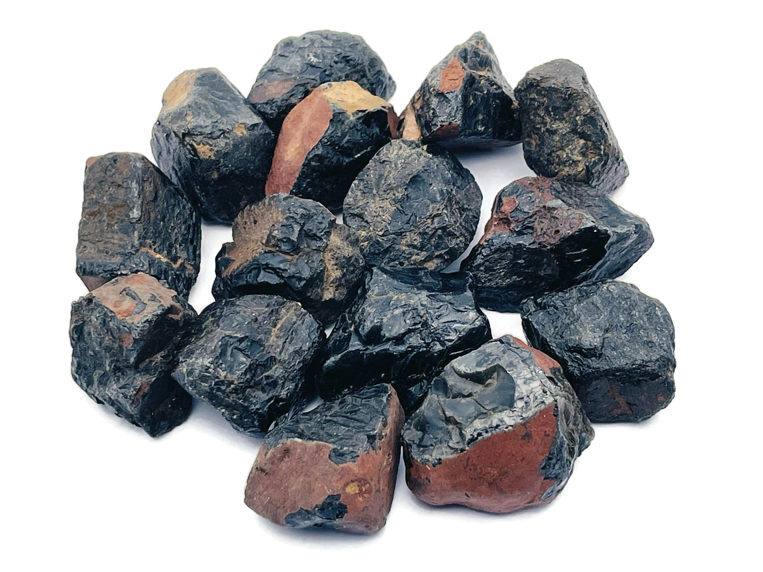 Raw Red Ribbon Obsidian Gemstone - RA1205