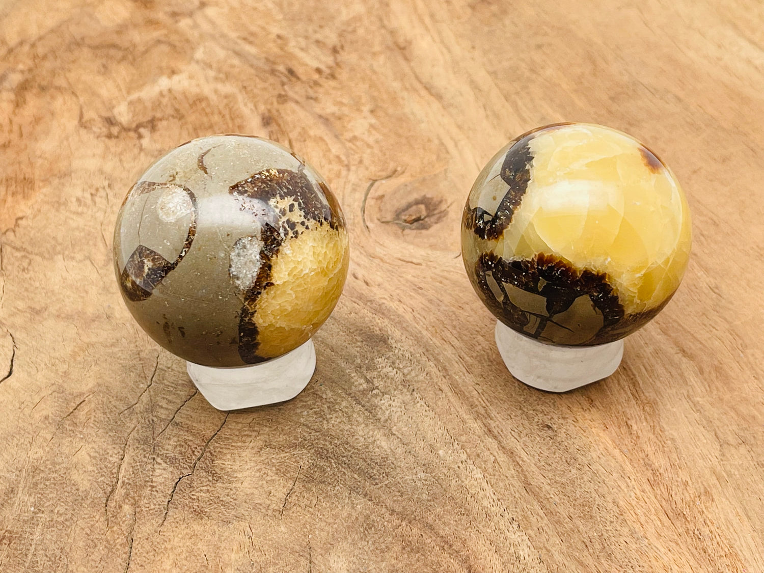 Septarian Sphere Gemstone - Crystal Ball - Dragon Stone - 40-50mm - BA1004