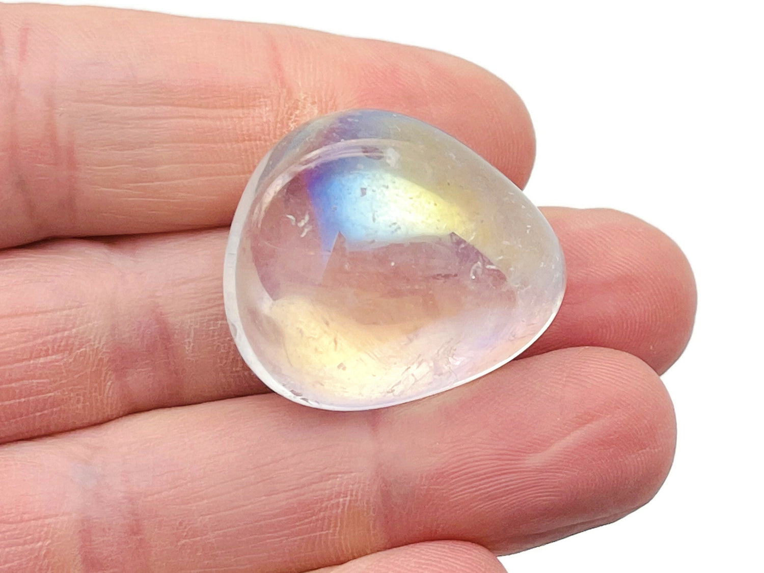Angel Aura Clear Quartz Tumbled Stone - TU1037