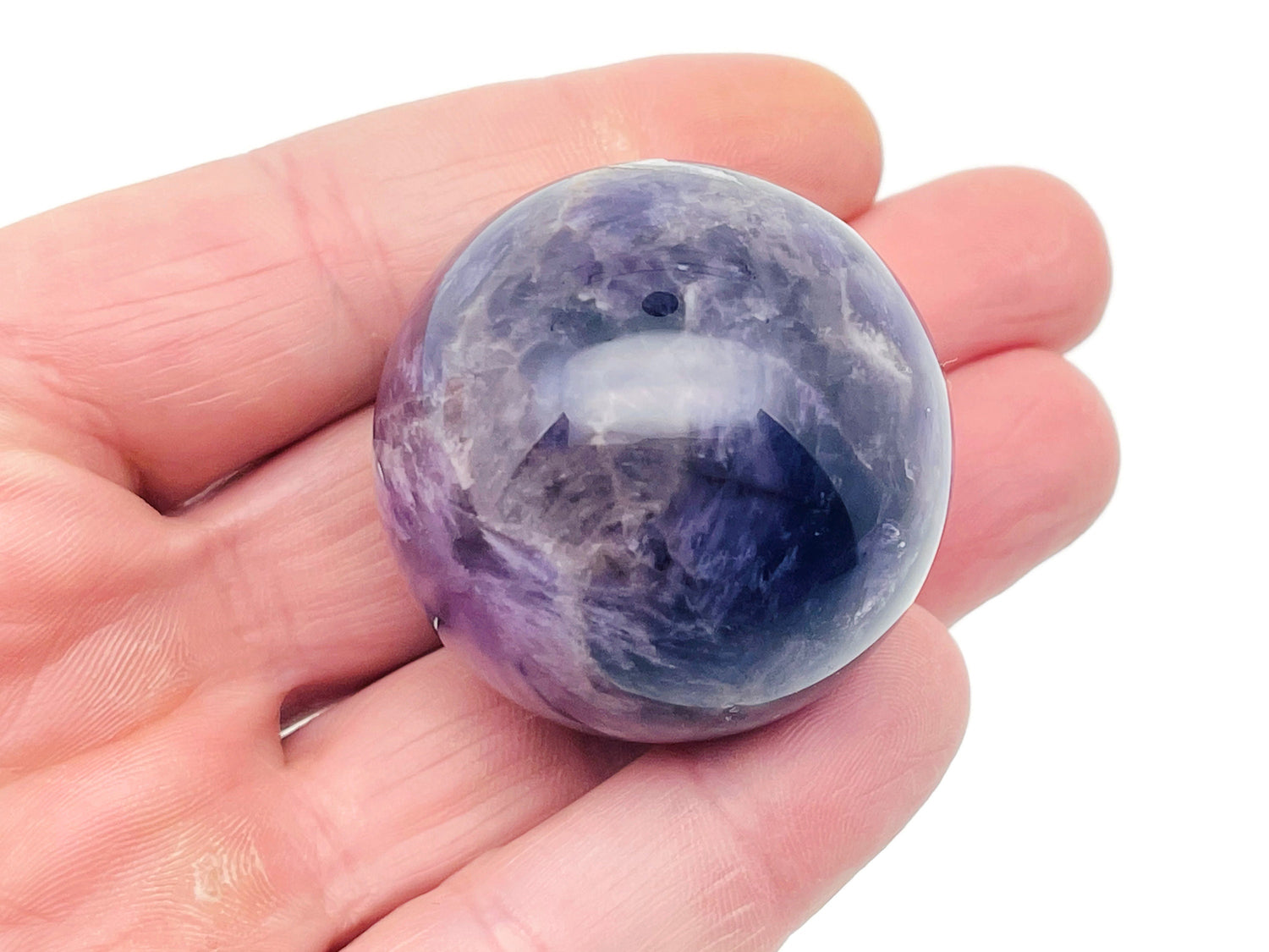 Amethyst Sphere Gemstone - Crystal Ball - 40-50mm - BA1008