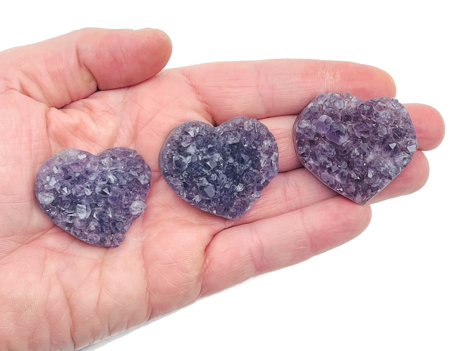 Amethyst Heart Gemstone Cluster - RA1182