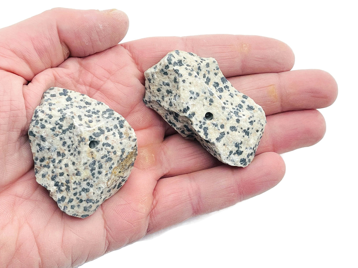 Dalmatian Jasper rough crystal incense holder with handmade carving, designed for incense sticks, by GemstoneGO.