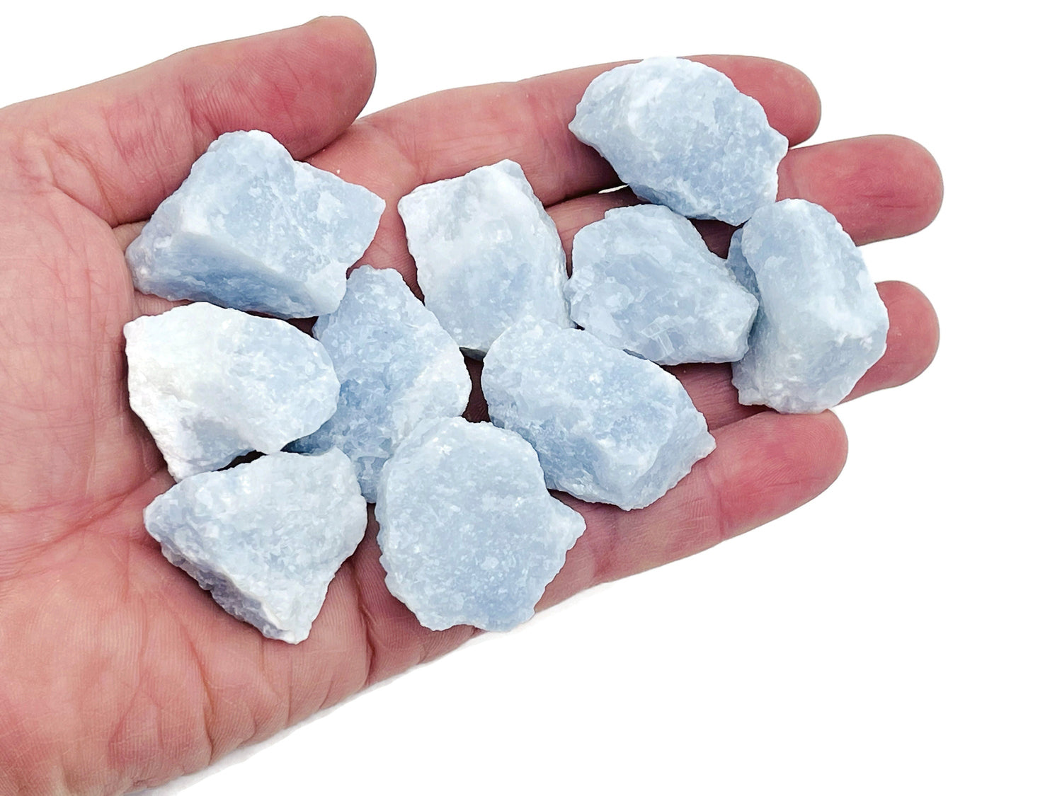 Calcite bleue brute ?€? Cristal de calcite bleue brute ?€? Morceau de calcite bleue ?€? Pierre de cristal de calcite bleue ?€? RA1118