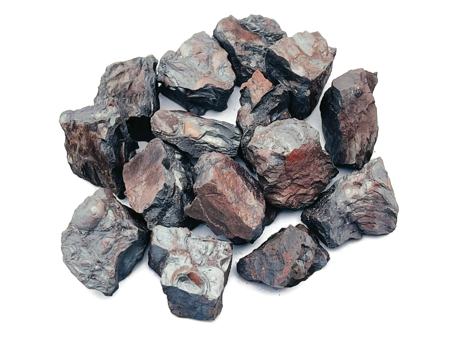 Hématite brute - Pierre naturelle - Pierre précieuse en morceaux - Cristal de guérison - RA1215