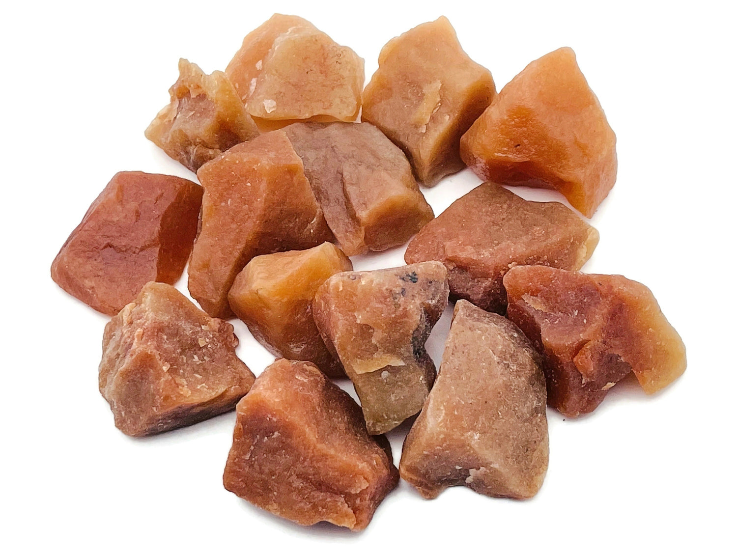 Pierre brute d'aventurine orange - Morceau d'aventurine brute - Pierre précieuse d'aventurine orange - Aventurine brute - Cristal du chakra du cœur - RA1042