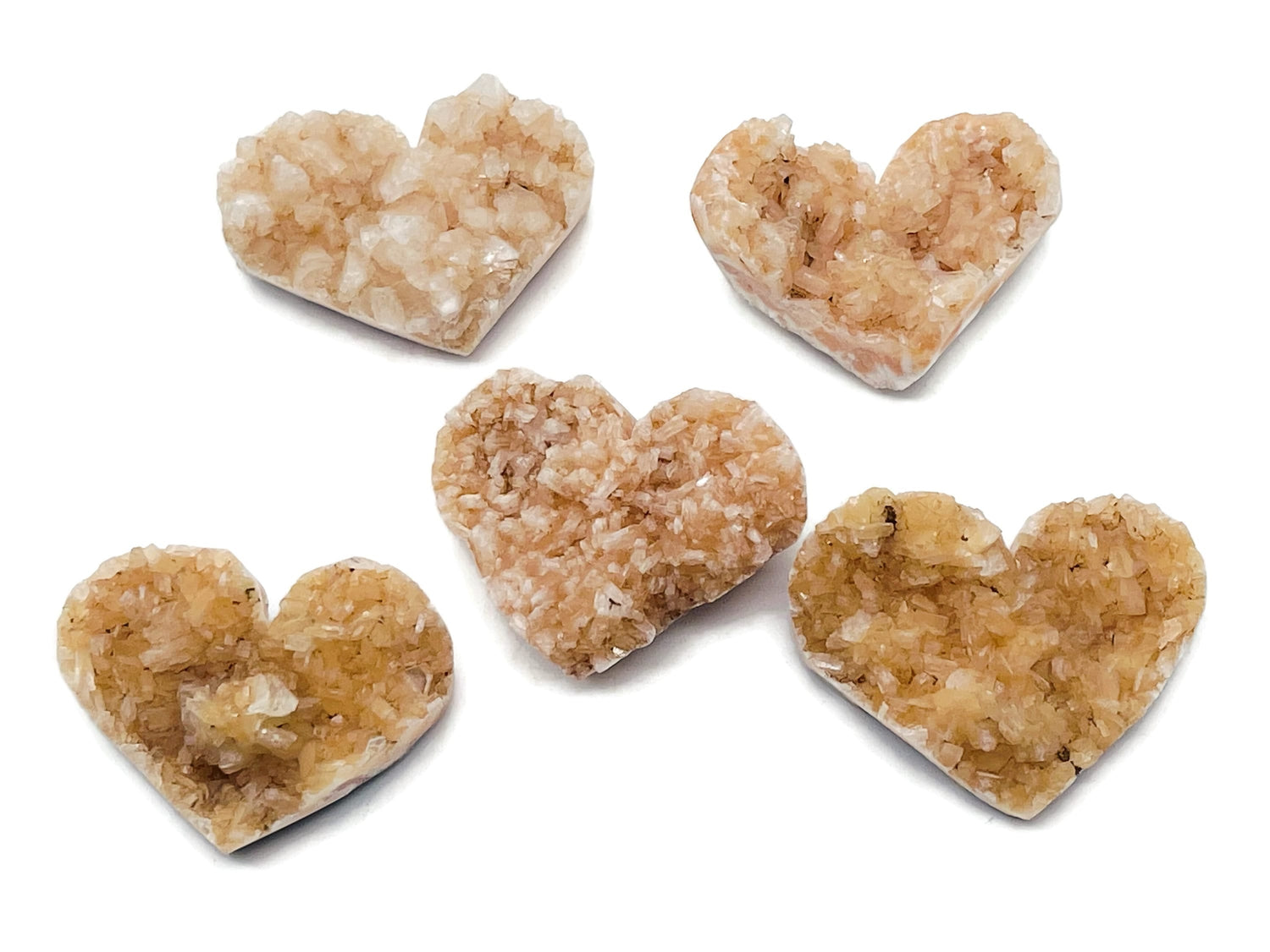 Racimo de gemas de corazón de citrino - RA1224