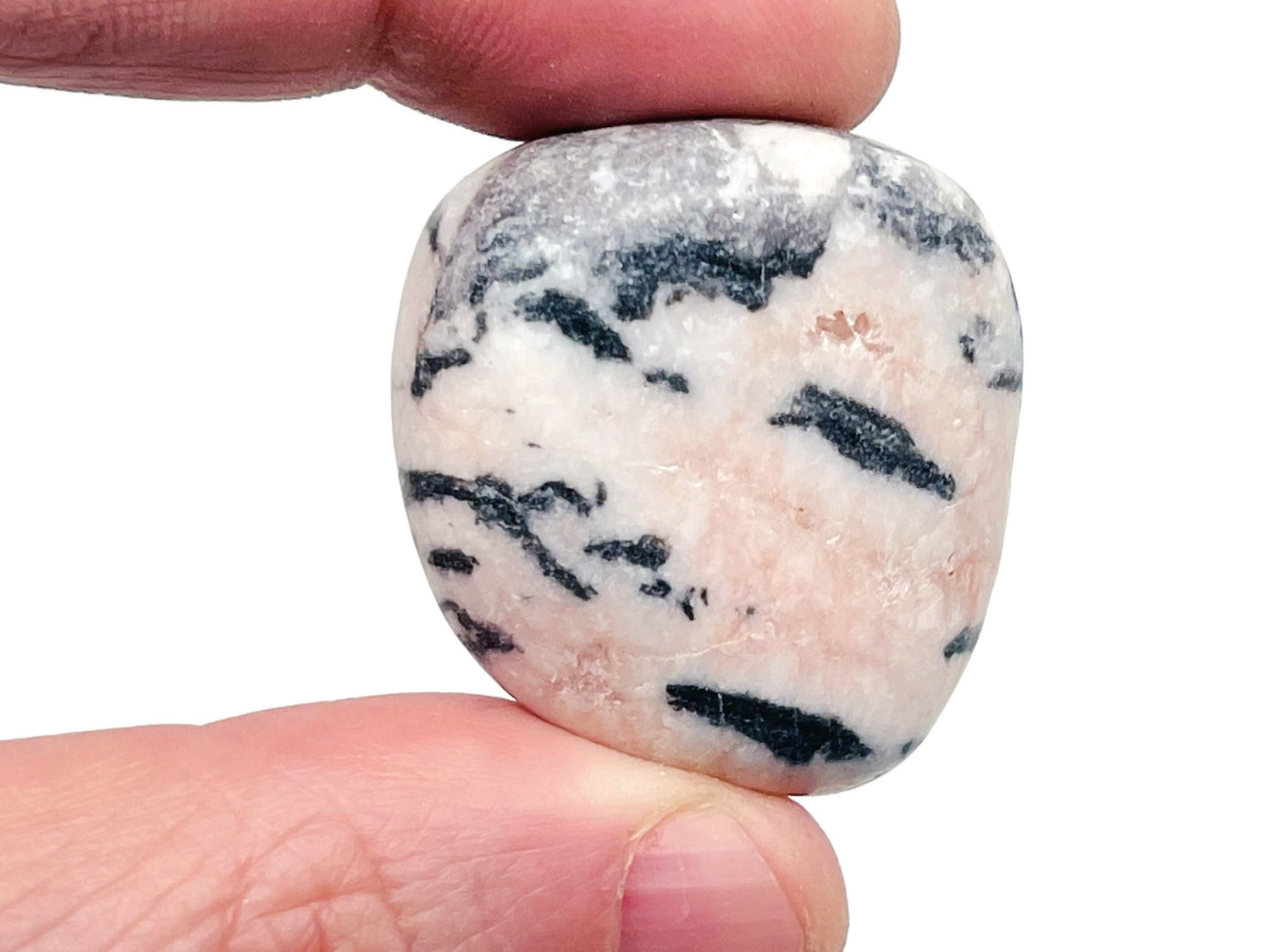Pink Zebra Calcite Stone - TU1240