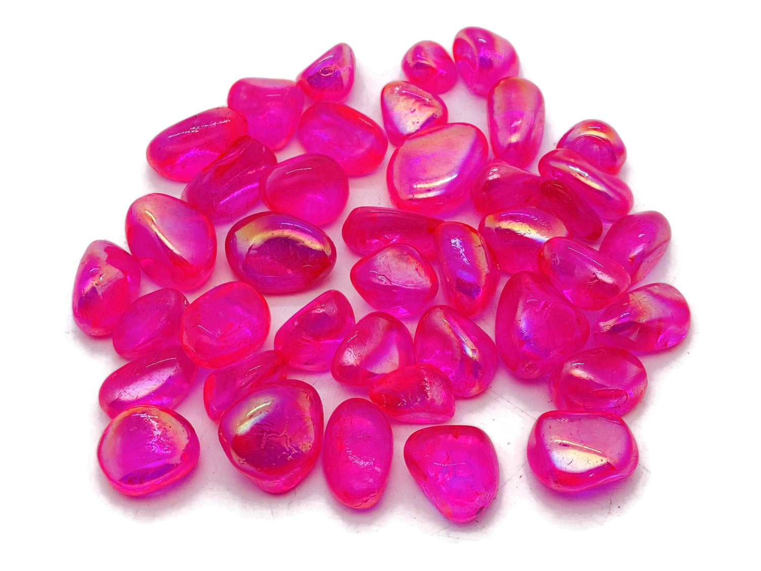 Pink Aura Quartz Tumbled - TU1258