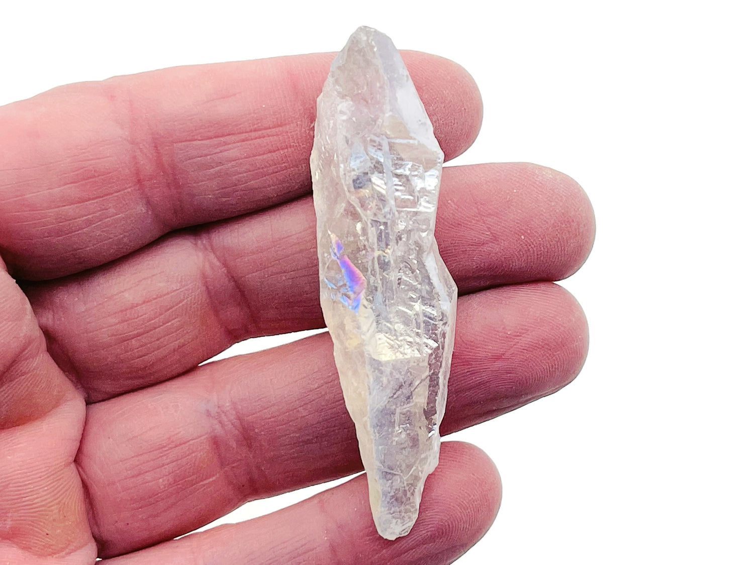 Angel Aura Quartz Point Gemstone - Raw Stone - RA1246