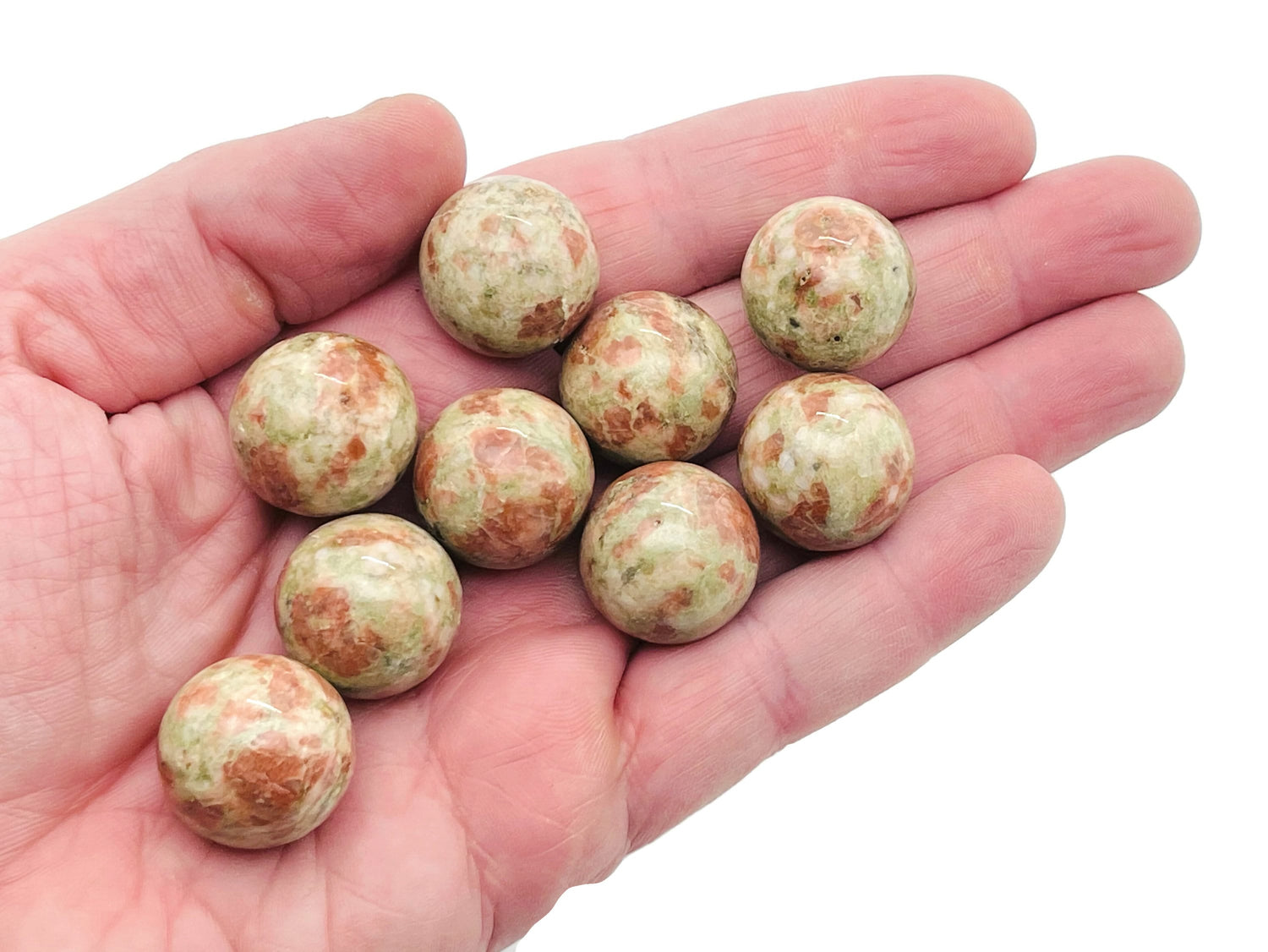 Sunstone Sphere Gemstone - Crystal Ball - 20mm - SP1114