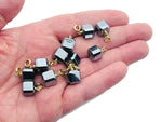Square gemstone pendant from GemstoneGO featuring a terahertz cube design, perfect for jewelry making or as a decorative piece.