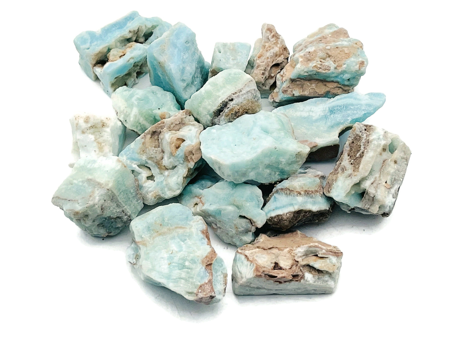 Calcite brute des Caraïbes - Morceau de calcite brute des Caraïbes ?€? Cristal de chakra ?€? RA1222