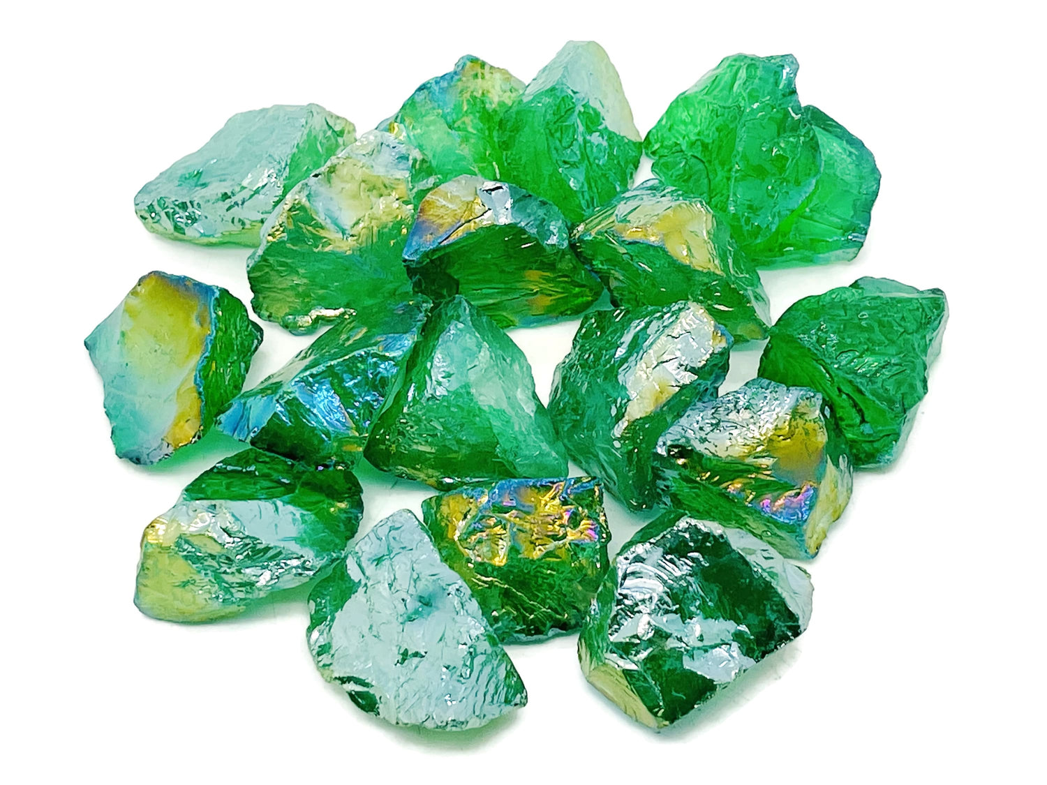Raw Green Aura Quartz Gemstone - RA1258