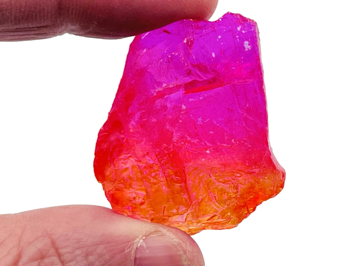 Raw Rainbow Aura Quartz Gemstone - RA1266