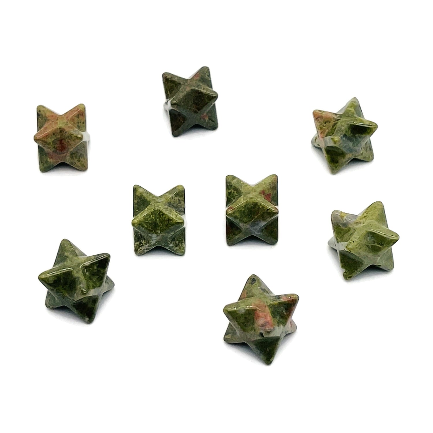 Estrella Merkaba de Unakita - Sanación Reiki - 13mm - ME1024