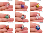 Four-leaf clover crystal pendant from GemstoneGO, ideal for necklace and earring DIY jewelry making supplies.