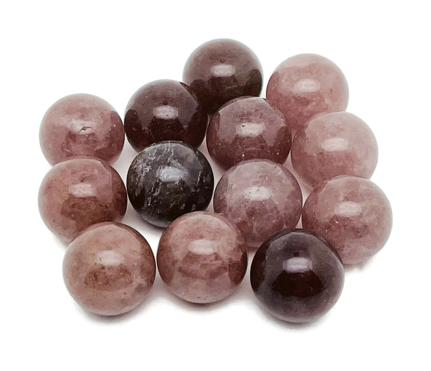 Strawberry Quartz Sphere Gemstone - Crystal Ball - 20mm - SP1050