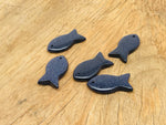 Blue Goldstone Pisces fish gemstone pendant with zodiac hole, featuring a sparkling crystal design by GemstoneGO.