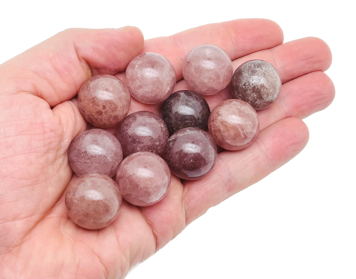 Strawberry Quartz Sphere Gemstone - Crystal Ball - 20mm - SP1050