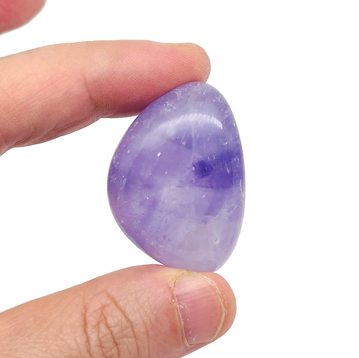 Light Amethyst Tumbled Stone - Brazilian Amethyst Stone - TU1274