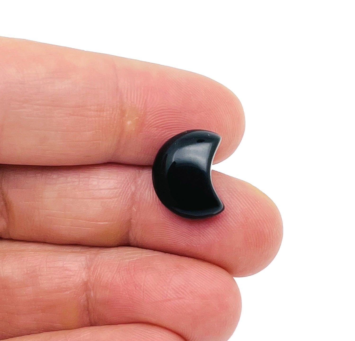 Obsidiana Piedra Preciosa Luna Hinchada - 15x9mm - MO1071