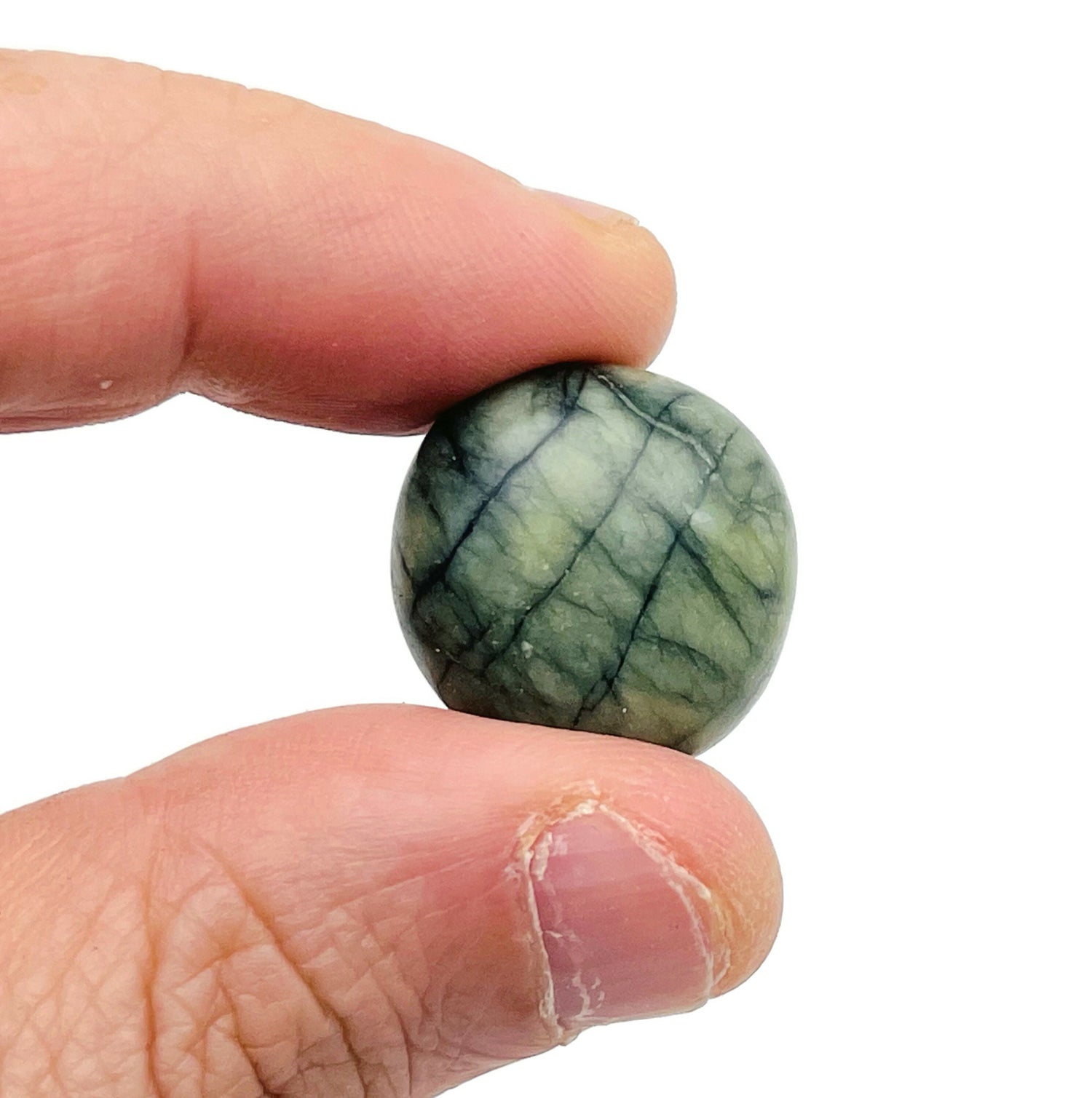 Pierre roulée de jade néphrite ?€? Cristal de néphrite naturel ?€? Pierres de néphrite polies ?€? Pierre de guérison - Cadeau ?€? TU1285
