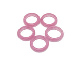 Pink Cats Eye Crystal ring by GemstoneGO featuring a vibrant pink cats eye stone set in a stylish band.