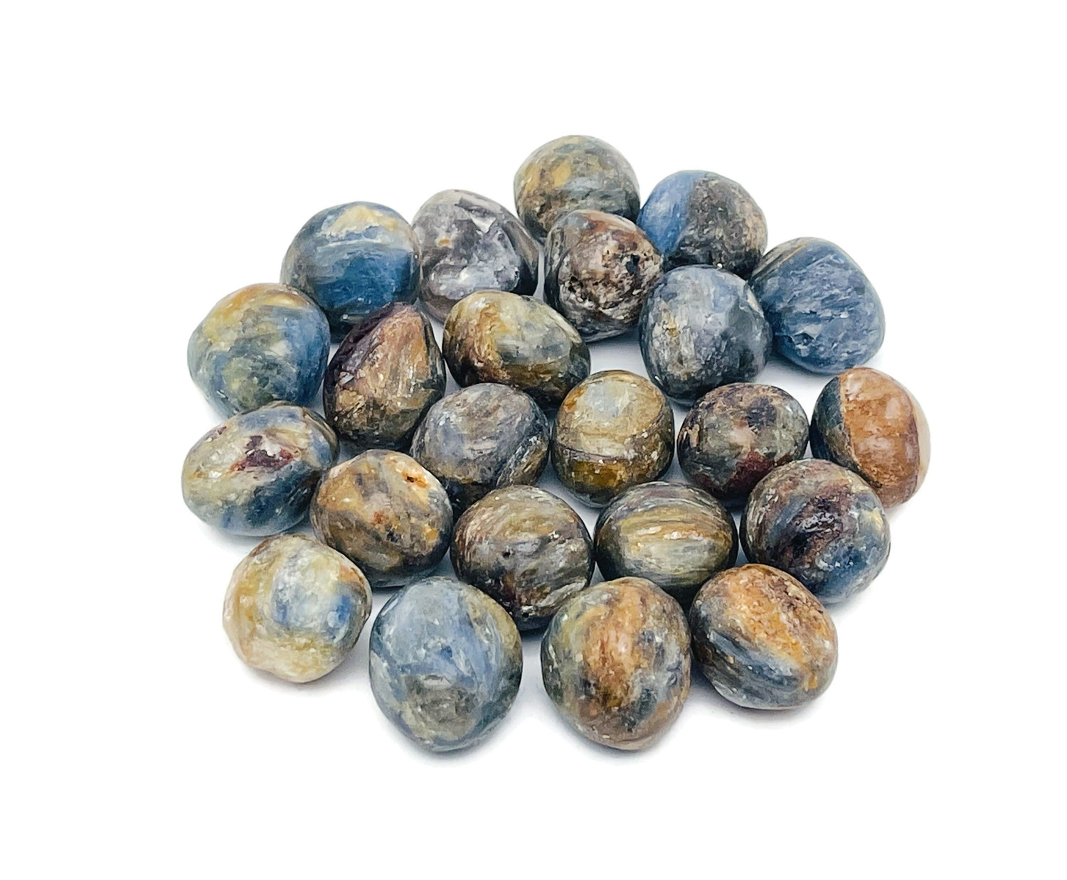 Pierre roulée de kyanite ?€? Cristal de guérison en kyanite polie ?€? Pierre précieuse de kyanite naturelle ?€? Pierre de kyanite ?€? Lot en vrac ?€? TU1268