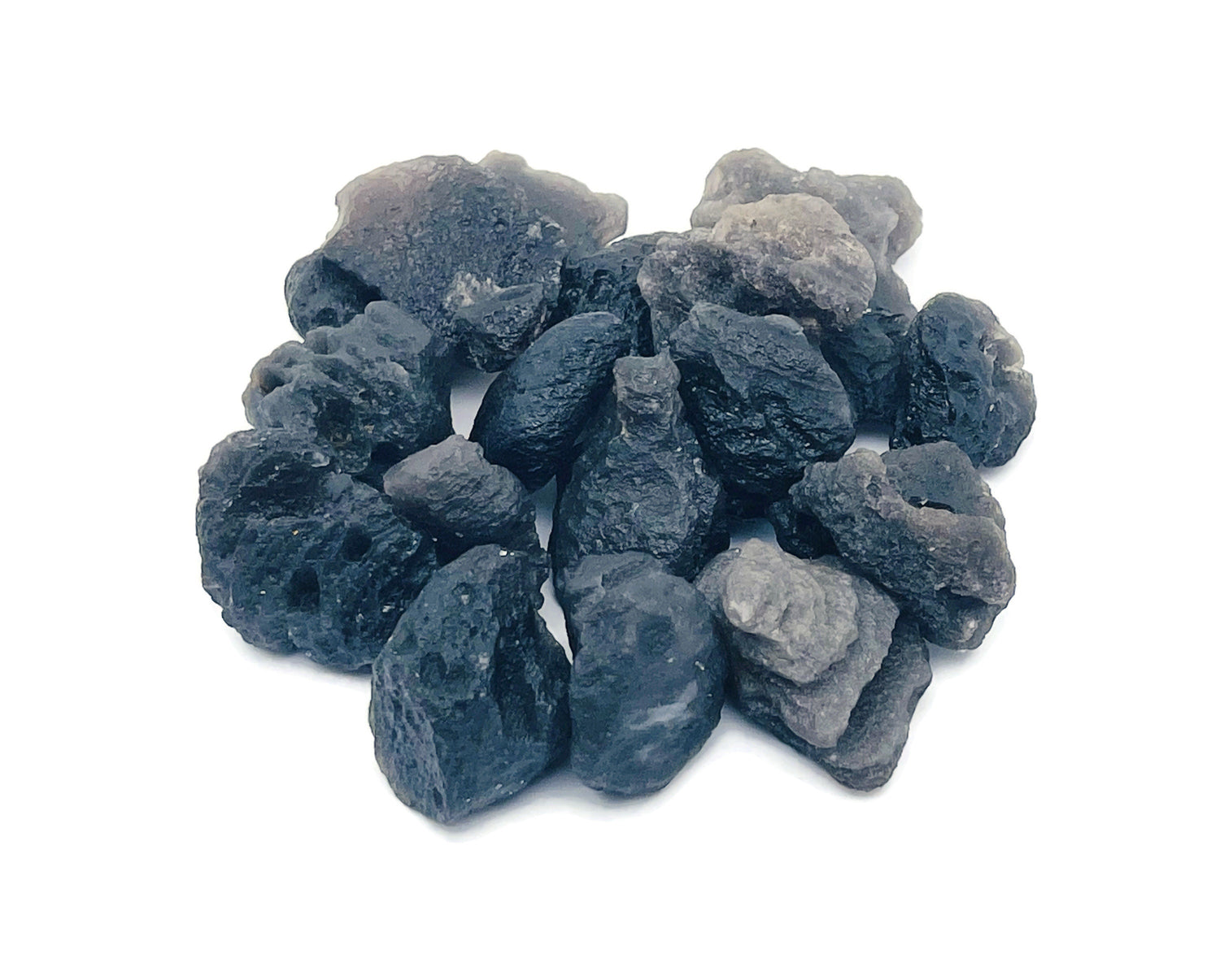 Tectite noire du Tibet - Pierre précieuse brute naturelle - Métaphysique - Tectite naturelle - Météorite tectite - RA1275