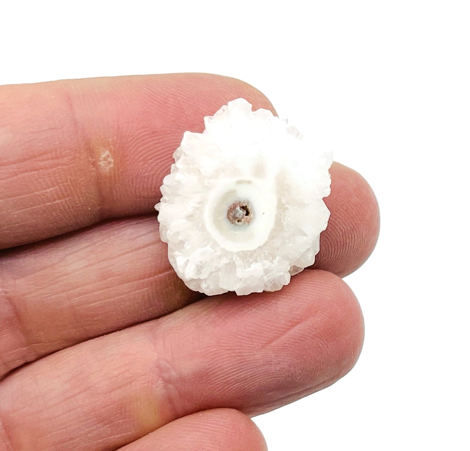 Mini cristal druzy d'agate ?€? Pierre précieuse druzy - Ton apaisant - Pierre précieuse - Cristal ?€? Pierre à sertir pour bijoux - FO1012