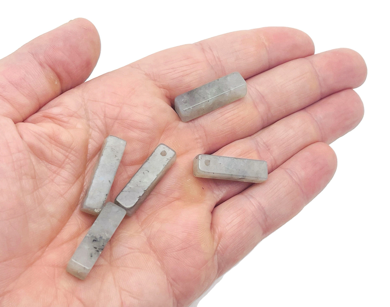 Labradorite Crystal Pendant - Drilled Crystal Pendant - Making Jewelry - NC1441