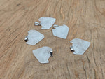 Clear Quartz Wolf Head Pendant from GemstoneGO, featuring a detailed wolf design in transparent gemstone crystal jewelry.